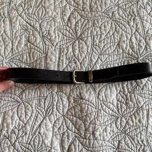 Calvin Klein Black Leather Belt